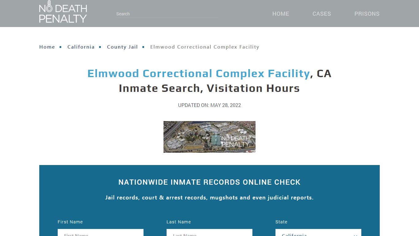 Elmwood Correctional Complex Facility, CA Inmate Search ...